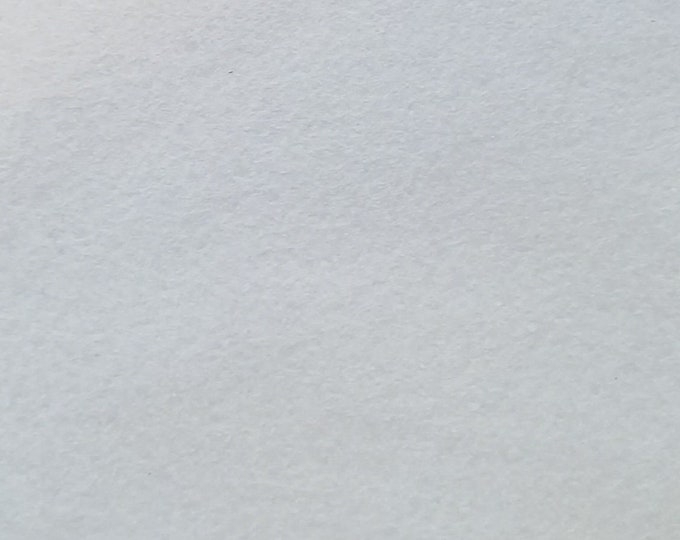 White Felt Fabric x3 sheets A4 size