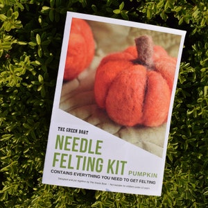 Needle Felting Kit – Pumpkin