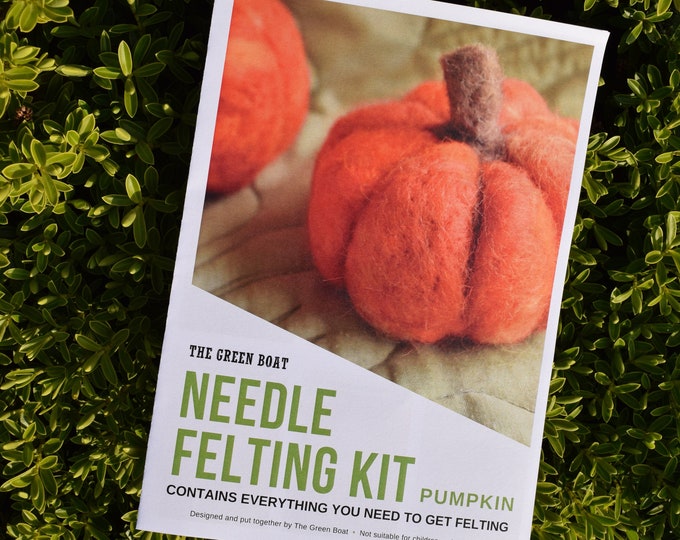 Needle Felting Kit – Pumpkin