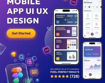 Mobile App Design | Custom UI UX Wireframes | Figma Prototype | Web Developer