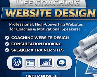 Websiteontwerp therapeut | Bestemmingspagina voor levenscoach | Aangepaste gebruikersinterface voor kleine bedrijven