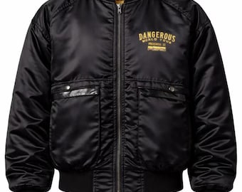 Michael Jackson Dangerous Tour Inspired Bomber Jacket Mens MJ Pepsi Style 90s Retro Varsity Jacket Cosplay Coat