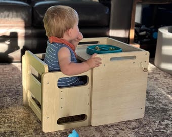 Montessori Weaning Table and Chair Set for Kids | Playroom Furniture | Kids Activity Table | Kids Table Chair | Toddler Table Chair