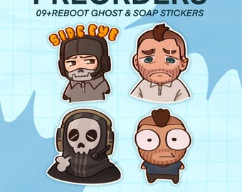 PREORDERS FPS Inspired Military Character Stickers || 2" Glossy/Shiny Finish || Coated Paper Stickers
