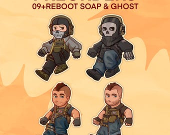 FÖRBESTÄLLNINGAR FPS-inspirerade militära karaktärsnyckelringar || 73 MM/2,87" akrylnyckelring