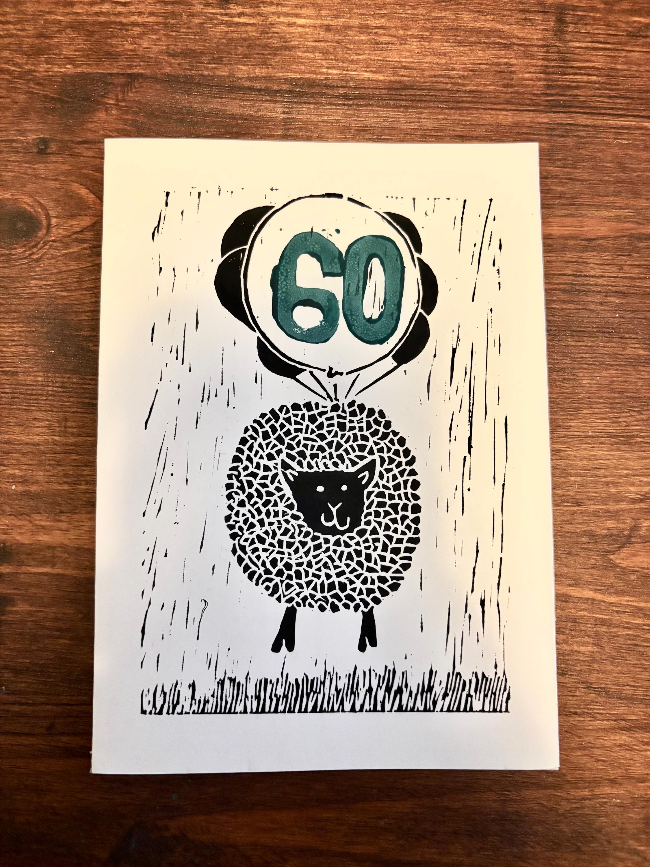 60th Birthday Card - Handmade Birthday Greeting Card For Him - View #7
