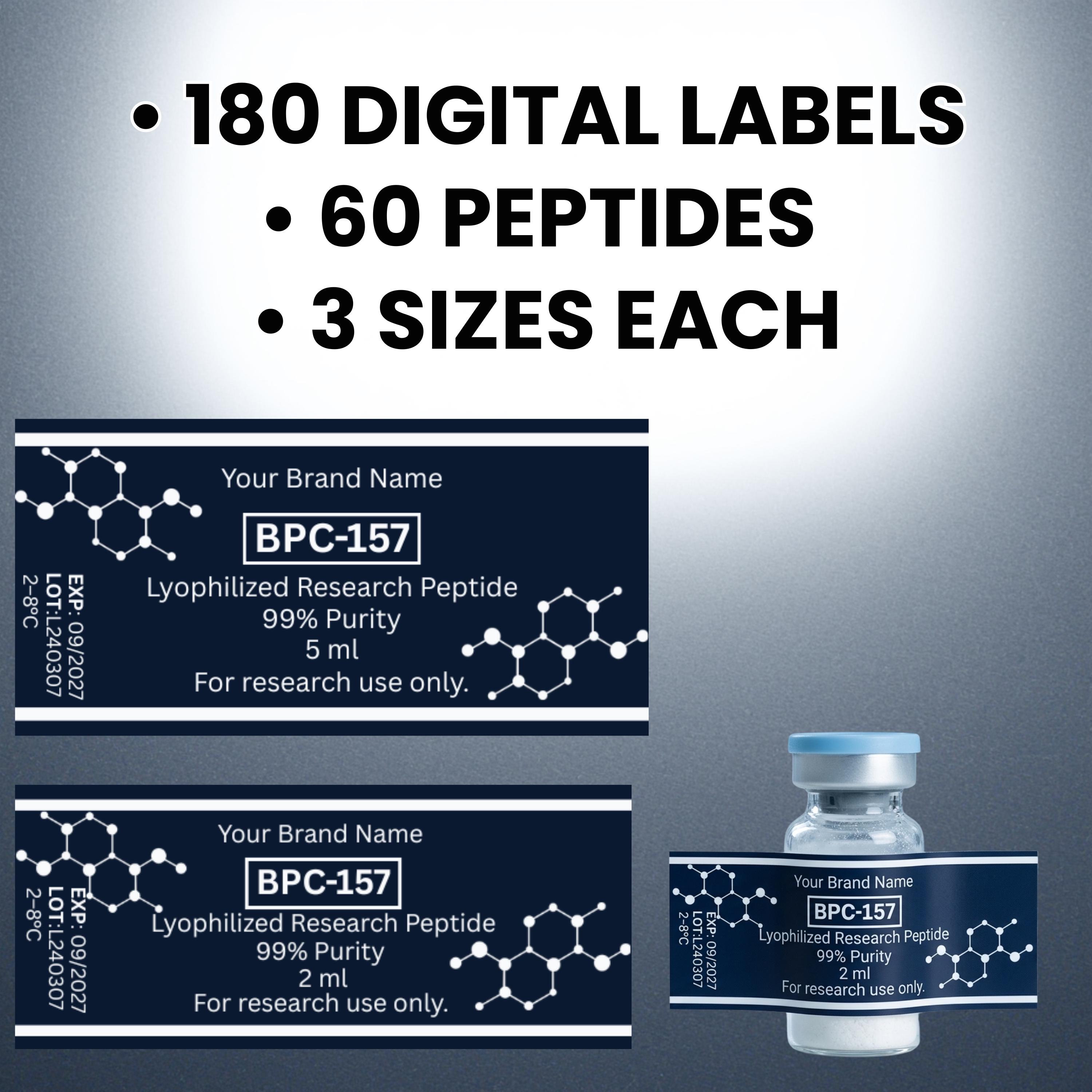 best bpc 157 nz 180 Peptide Vial Labels Bundle, Editable Canva Template, 60 Compounds, 3 Sizes - Niimbot & Avery Compatible Vitamin B12 Injection | Color:charcoal thermometer