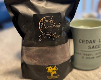 Raw Organic St. Lucian Purple Sea Moss