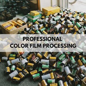 110 Procesamiento de película en color / Revelado y escaneo / Devolución de negativos