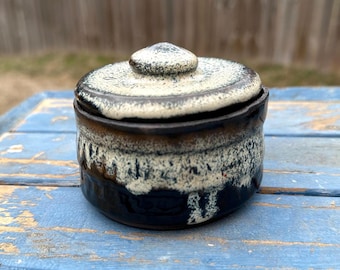 Handmade Ceramic Lidded Jar Studio Pottery