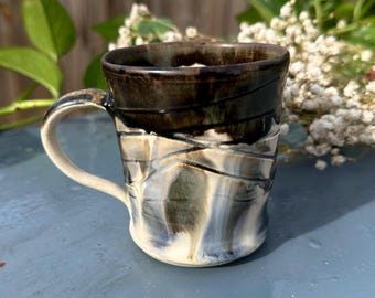 Espresso Cappuccino mug 8 oz Handmade Pottery