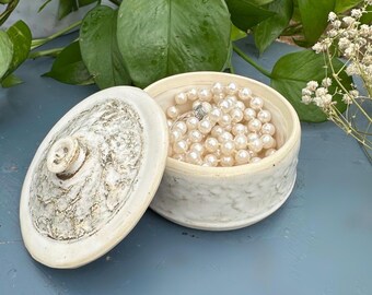 Handmade Jewelry Jar Trinket Box