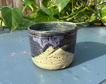 Handmade Espresso Shot Glass – Ceramic Latte Tea Cup Artisan Pottery