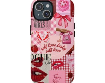 Cherry Kisses Retro iPhone Case Cute & Feminine Design