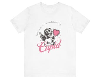Cupid Cherub Heart Tee | Valentine Vintage Angel Shirt