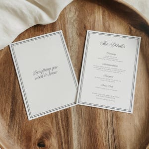 Luxury wedding stationery template designed for professional printing