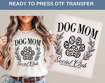 Mama Leopard Print DTF Heat Transfer, Trendy Mom Outfit Design, Bold Minimal Style, Mother Day Gift Idea, Fashion Streetwear Mom Shirt