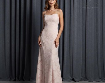 Women’s Elegant Bandage Maxi Dress Backless Spaghetti Strap Evening Wear