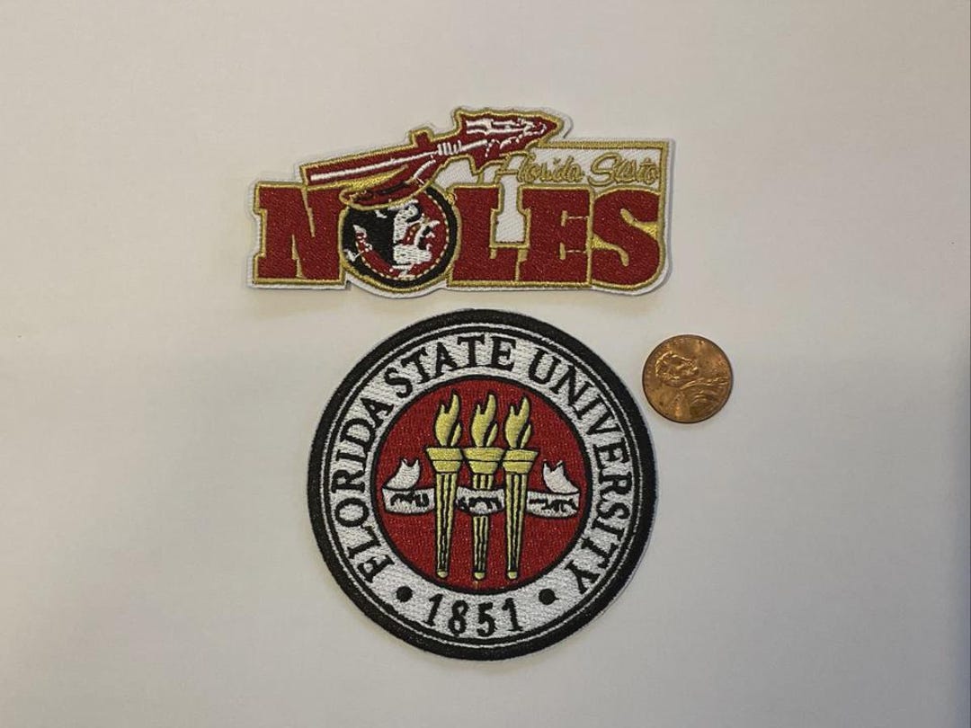Fsu Post It Sticker Florida State University Patch Set – FSU Logo & Noles Embroidered ...