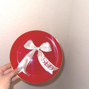 6-pack personliga namnetiketter med rosett