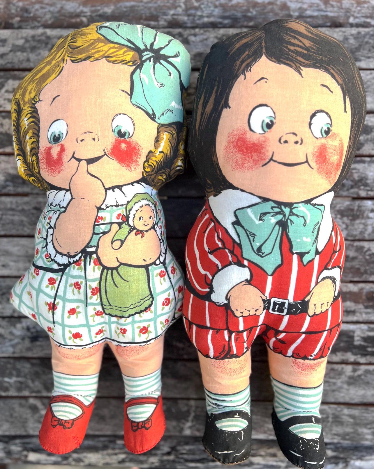 Pair of 1940's dolls - Etsy 日本