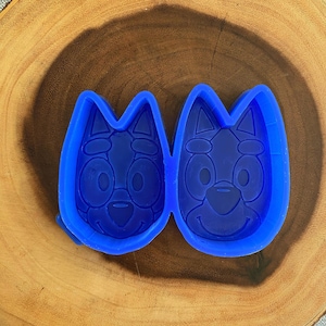 Cartoon Puppy Sister Duo Silicone Mold – 2 Cavity