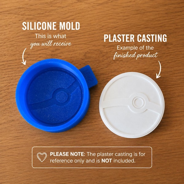Poke Ball Silicone Freshie Mold | Anime Inspired Mold