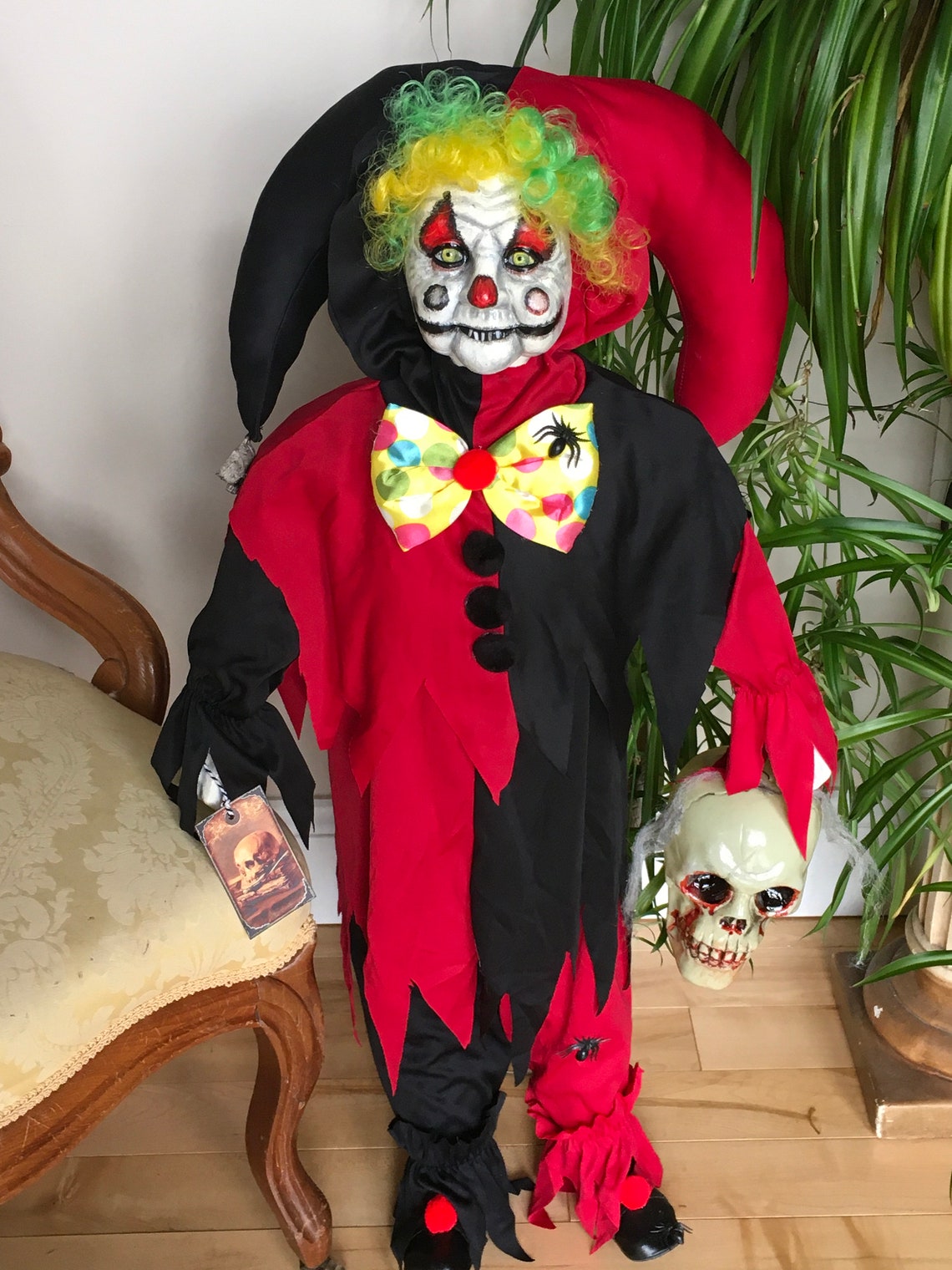 Creepy clown doll 34 inches OOAK horror clown Halloween Etsy