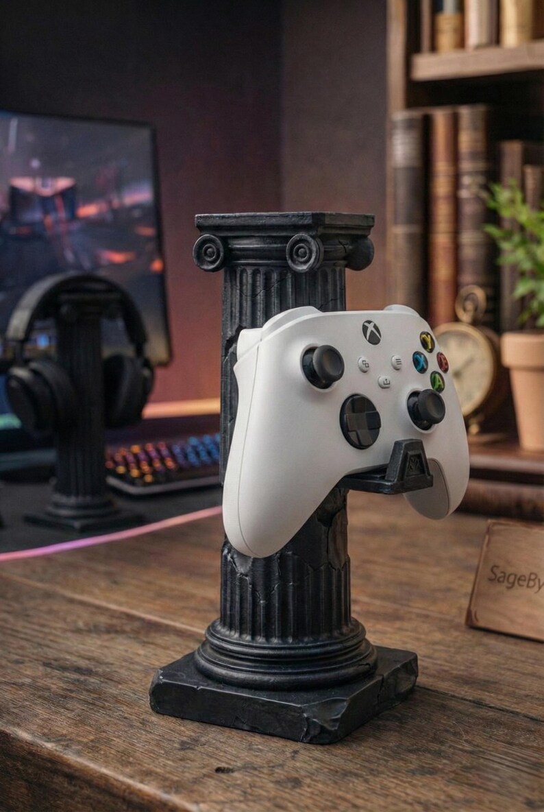 Ancient Greek Column Controller Stand STL - Cyberpunk Ionic Pillar ...