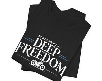 Deep Freedom Bike Lovers Short Sleeve Tee Dark Colors