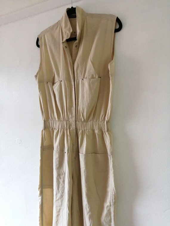 1980s/1990s Beige Jumpsuit