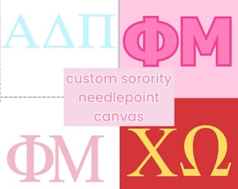 Tela personalizzata dipinta a mano con ricamo a punto croce per confraternita.