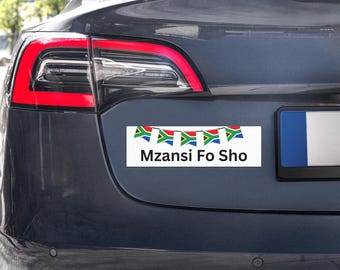 Aimant de voiture Mzansi Fo Sho