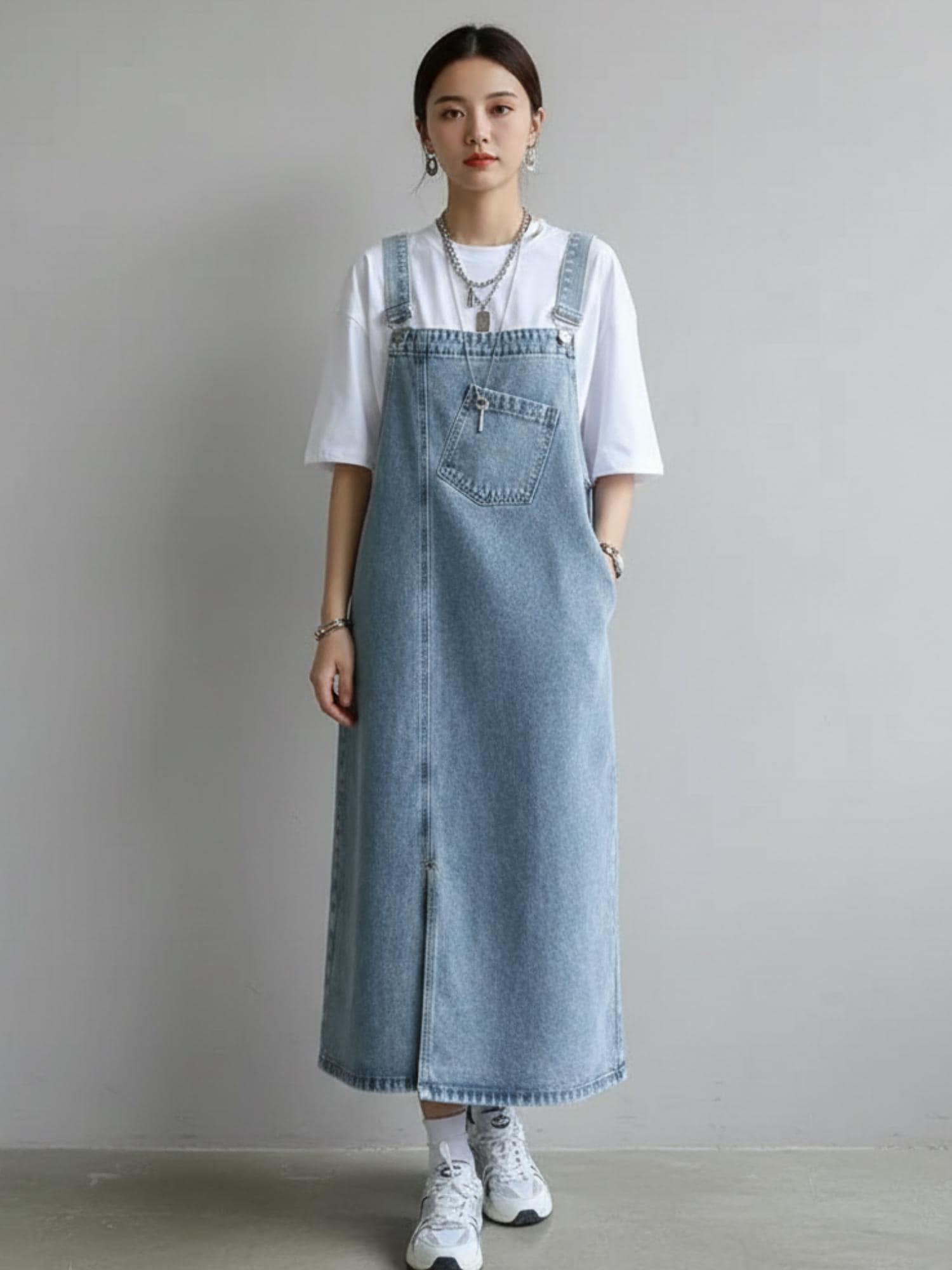 Fashion Denim Dungaree Dress Uk Handmade Kids Denim Oversized Dress, Farm  Dress, Vintage Dress