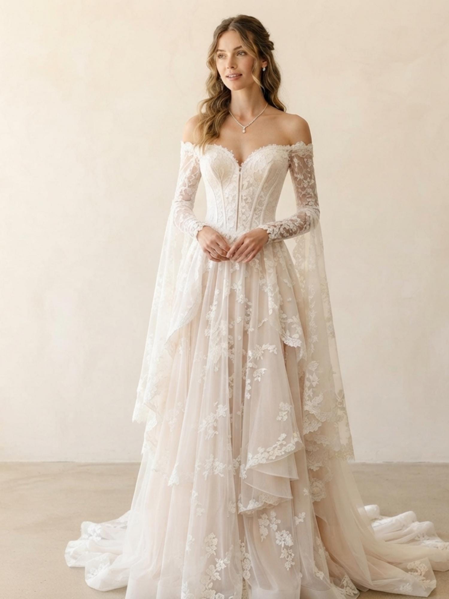etsy corset wedding dress Vintage Lace Midi Dress Pure Cotton USW162024MonDay Renaissance style wedding dress Color:Freesia Vintage wedding
