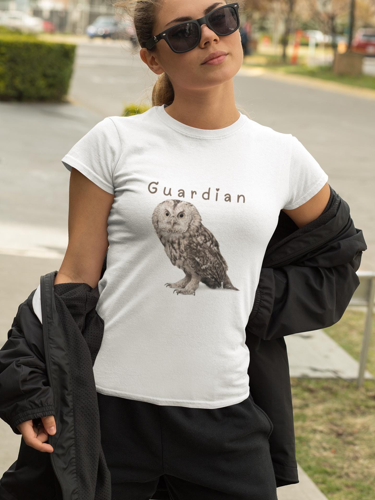 Owl Tshirt | Womens semi fitted T-Shirt