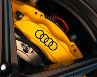 Custom Brake Caliper Decals – Heat-Resistant Logo Stickers for Audi, Honda, Toyota