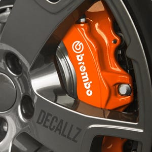 4x Brembo Brake Caliper Vinyl Decal Sticker, Heat Resistant Car Caliper Sticker for BMW Audi Subaru WRX STI Mercedes, Multi Color Multi Size