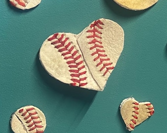 Custom BOGG Charms-Baseball and Softball - Upcycled Leather -Handcrafted Game worn – Repurposed Sports Jewelry