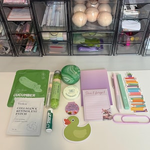 15 Piece Mystery Bundle, Bookish Surprise Box, Reader Gift, Self-Care Bundle, Stationary Items