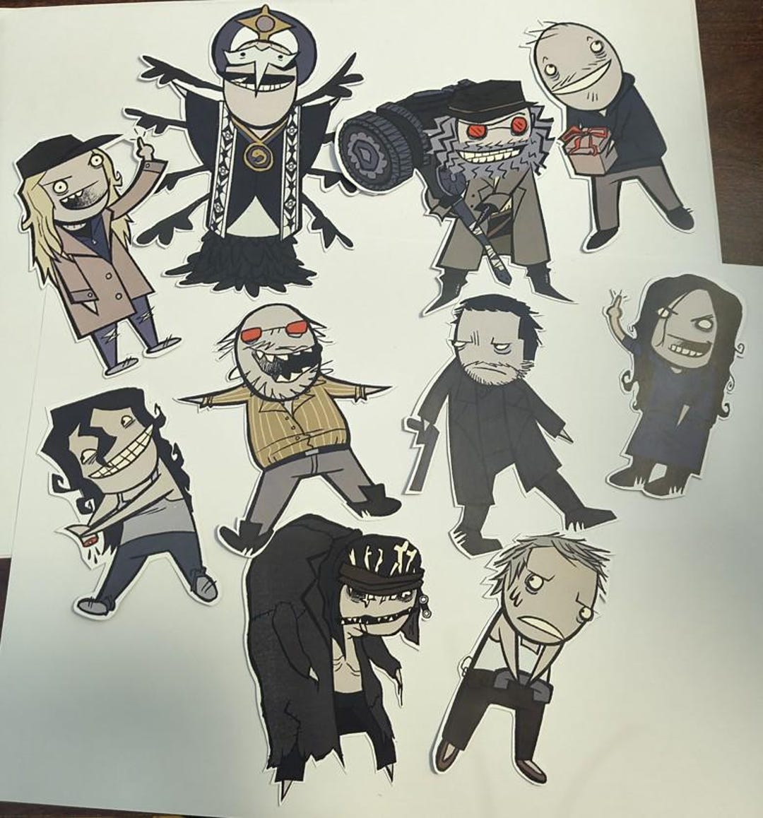Evil Sticker RESIDENT EVIL 7/8 STICKERS - Etsy