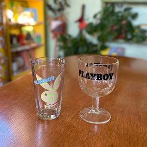Playboy Glassware - Etsy