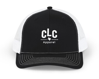 CLC Apparel Trucker Hat, White Embroidered BBQ Hat, Richardson 112 Pitmaster Hat, Barbecue Lifestyle Snapback
