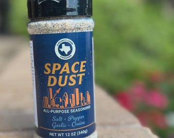 Space Dust All-Purpose Seasoning – BBQ Rub, Grill & Smoke Seasoning, SPG Blend, BBQ Gift, Versatile Salt Pepper Garlic Onion