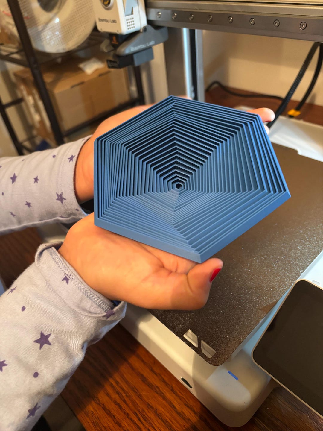 Heagonal Fidget Large Hexagon Fidget Toy | 3D Printed Sensory Fidget - Etsy