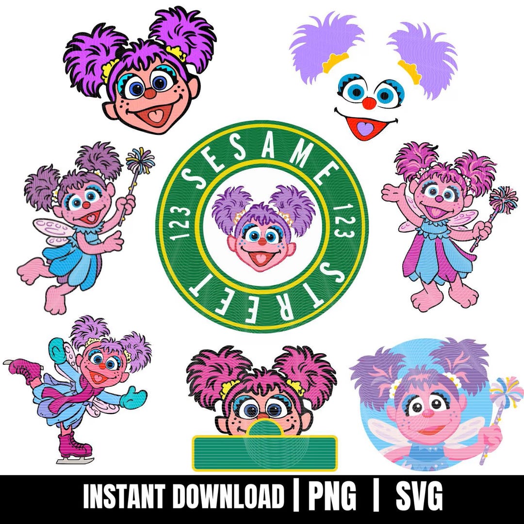Abby Cadabby SVG, PNG, Sesame Street Svg Png, Characters Png Clipart ...
