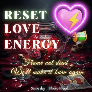 Love Reset Spell, Renew Love Energy Ritual Personalized By Dark Witch Elara | Midnight Herbs, Enchanted Crystals