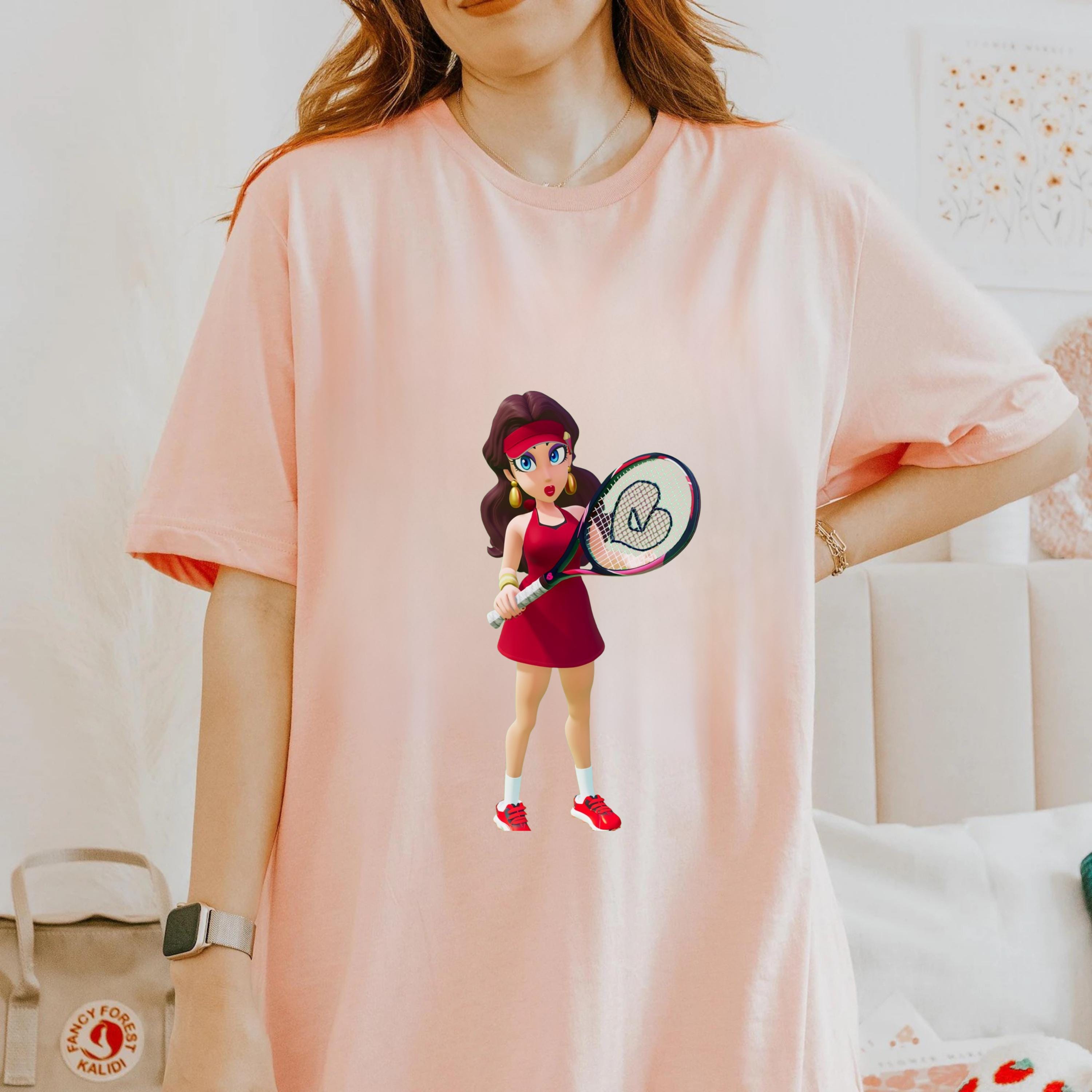 T-shirt Super Mario Tennis Open - Taille M Homme - Vert - Neuf Sans Étiquettes