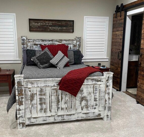 Cal king online farmhouse bed frame