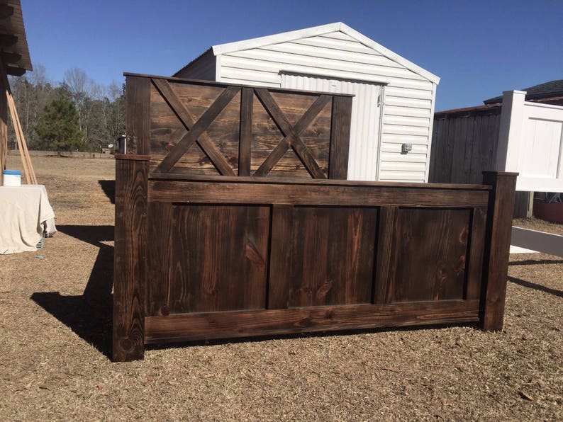 THE CAPE CORAL Wood Bed Frame Etsy